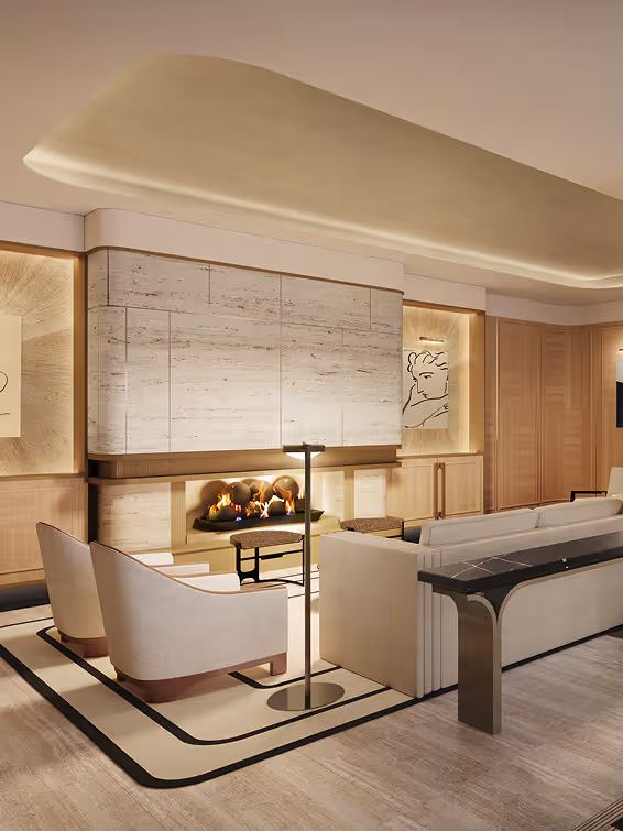 The Nell New York lobby — Rockefeller Center, Midtown Manhattan